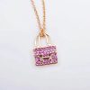 Echapee Necklace Pink Gold